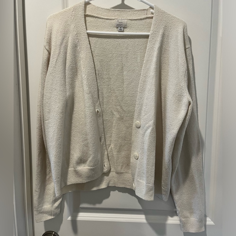 Cream cardigan